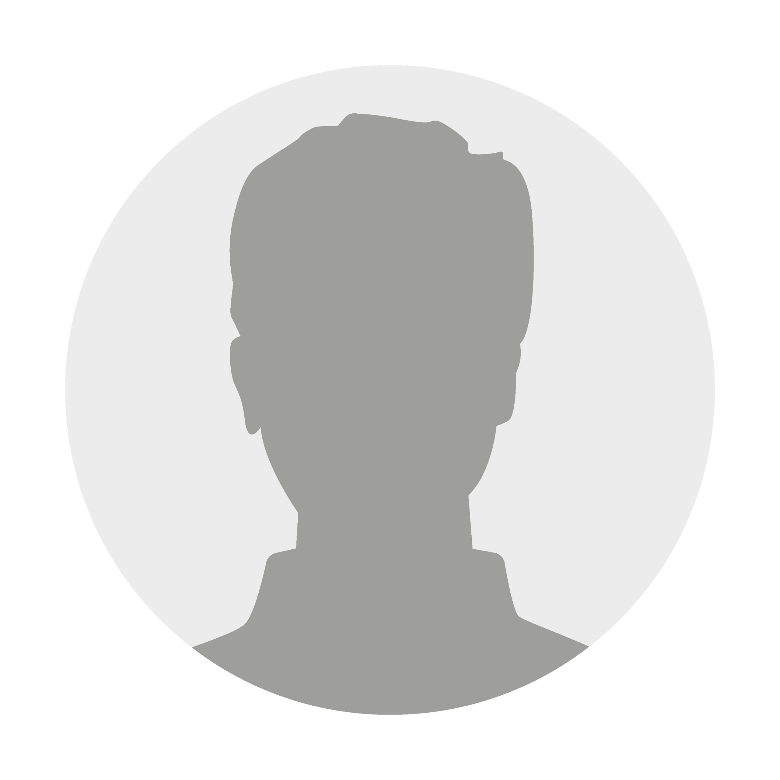 Vector flat illustration in grayscale. Avatar, user profile, per